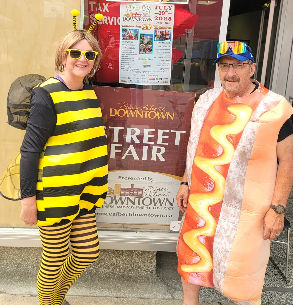 Perry and Rhonda Trusty at the Downtown Street Fair